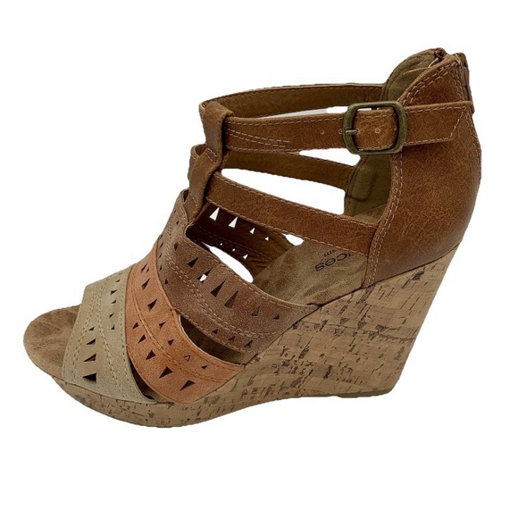 Maurice’s Emelia Boho Sandals Wedge Cork Brown Memory
Foam Sz 9 Comfort Festival - Picture 1 of 15